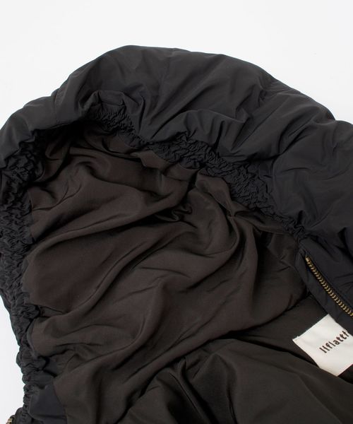 liflattie ships（リフラティ シップス）の「liflattie ships:シームレスダウンフーディー◇（ダウンジャケット/コート・レディース・ライトグレー/ブラック・SMALL/MEDIUM）」の22枚目の写真