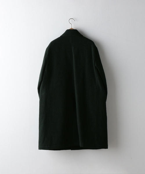 STILL BY HAND（スティルバイハンド）の「＜STILL BY HAND＞ BAL COLLAR COAT/コート（ステンカラーコート・メンズ・ケリー/ブラック・48/46）」の18枚目の写真