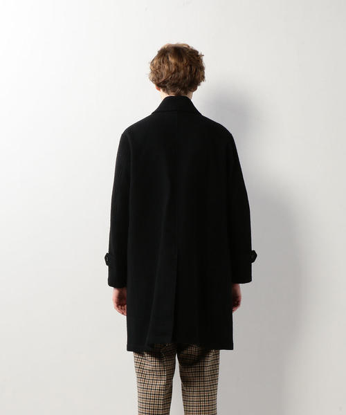 STILL BY HAND（スティルバイハンド）の「＜STILL BY HAND＞ BAL COLLAR COAT/コート（ステンカラーコート・メンズ・ケリー/ブラック・48/46）」の16枚目の写真