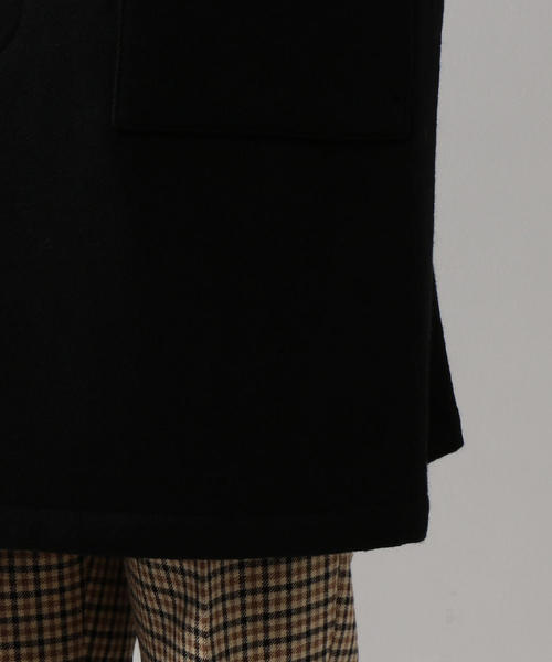 STILL BY HAND（スティルバイハンド）の「＜STILL BY HAND＞ BAL COLLAR COAT/コート（ステンカラーコート・メンズ・ケリー/ブラック・48/46）」の10枚目の写真