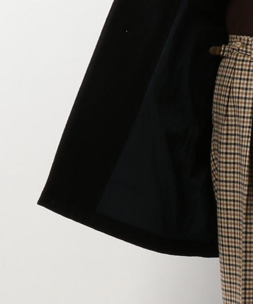 STILL BY HAND（スティルバイハンド）の「＜STILL BY HAND＞ BAL COLLAR COAT/コート（ステンカラーコート・メンズ・ケリー/ブラック・48/46）」の11枚目の写真