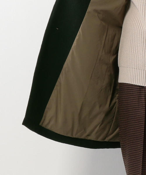 STILL BY HAND（スティルバイハンド）の「＜STILL BY HAND＞ BAL COLLAR COAT/コート（ステンカラーコート・メンズ・ケリー/ブラック・48/46）」の5枚目の写真