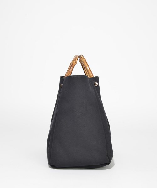 SOLPRESA（ソルプレーサ）の「バンブーハンドルバッグ（トートバッグ・レディース・ナチュラル/ブラック/パイソン・ONE SIZE）」の13枚目の写真