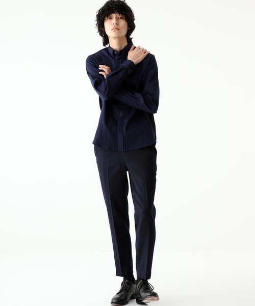 STUDIOUS（ステュディオス）の「【STUDIOUS】トリコチン テーパードスリムスラックス（その他パンツ・メンズ・ネイビー/グレー・1/2/3）」の11枚目の写真