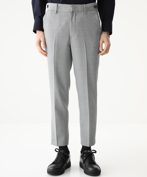 STUDIOUS（ステュディオス）の「【STUDIOUS】トリコチン テーパードスリムスラックス（その他パンツ・メンズ・ネイビー/グレー・1/2/3）」の6枚目の写真