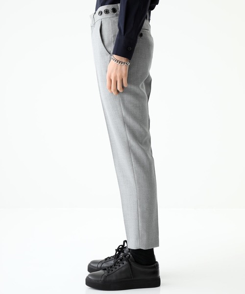 STUDIOUS（ステュディオス）の「【STUDIOUS】トリコチン テーパードスリムスラックス（その他パンツ・メンズ・ネイビー/グレー・1/2/3）」の12枚目の写真