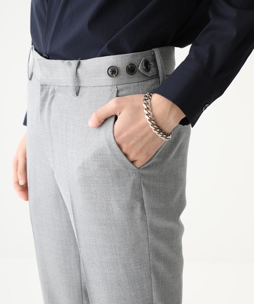 STUDIOUS（ステュディオス）の「【STUDIOUS】トリコチン テーパードスリムスラックス（その他パンツ・メンズ・ネイビー/グレー・1/2/3）」の8枚目の写真