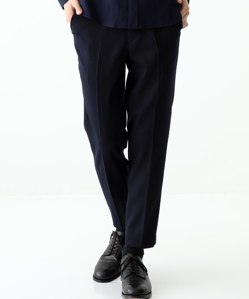 STUDIOUS（ステュディオス）の「【STUDIOUS】トリコチン テーパードスリムスラックス（その他パンツ・メンズ・ネイビー/グレー・1/2/3）」の18枚目の写真