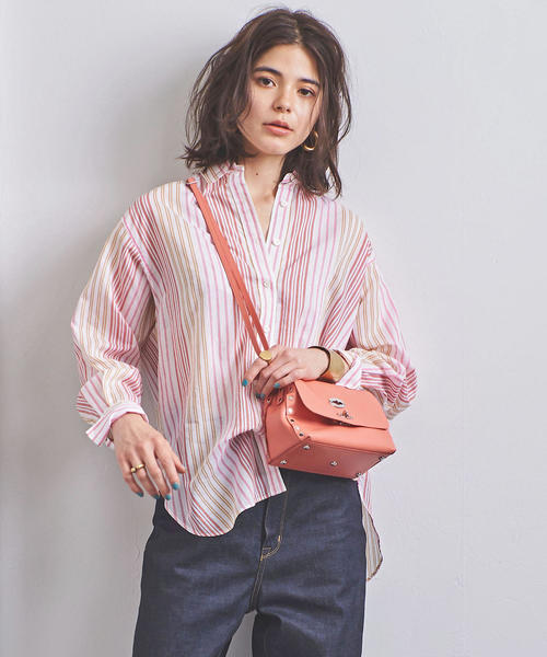 UNITED ARROWS - UWSC マルチストライプ ビッグシャツ UNITED ARROWS（ユナイテッドアローズ）の「UWSC マルチ