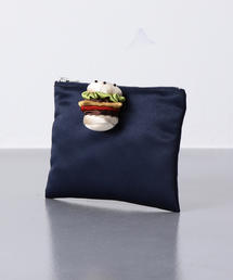 ラドロー　プードルモチーフポーチ ネイビー ラドロー プードルモチーフポーチ ネイビー ラドロー プードル