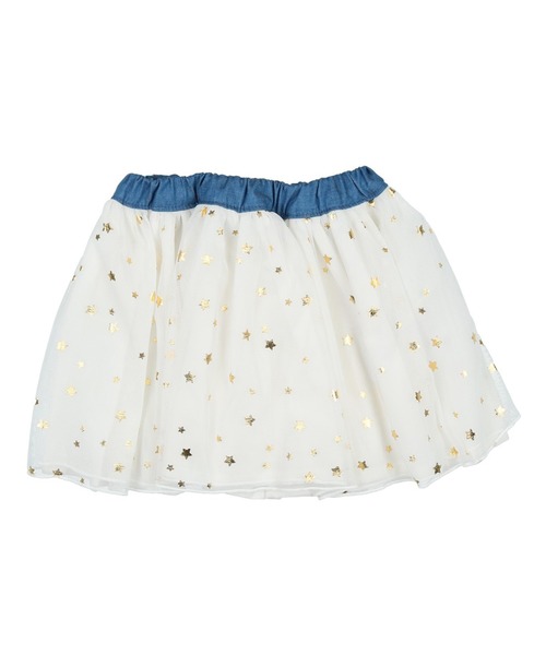 Daddy Oh Daddy（ダディーオーダディー）の「チュールスカート（スカート・キッズ・ネイビー/ホワイト・90/150/140/100/130/120/110）」の4枚目の写真