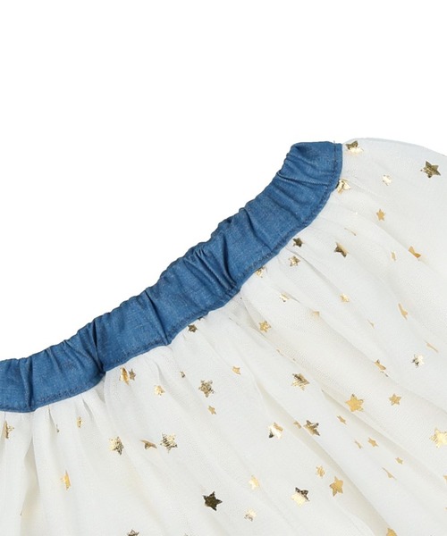 Daddy Oh Daddy（ダディーオーダディー）の「チュールスカート（スカート・キッズ・ネイビー/ホワイト・90/150/140/100/130/120/110）」の7枚目の写真