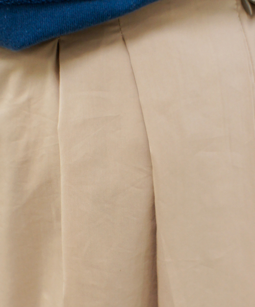 CIAOPANIC（チャオパニック）の「【Ciaopanic】ミドルフレアスカート（スカート・レディース・ベージュ/カーキ/ブルー/レッド・SMALL/MEDIUM）」の9枚目の写真