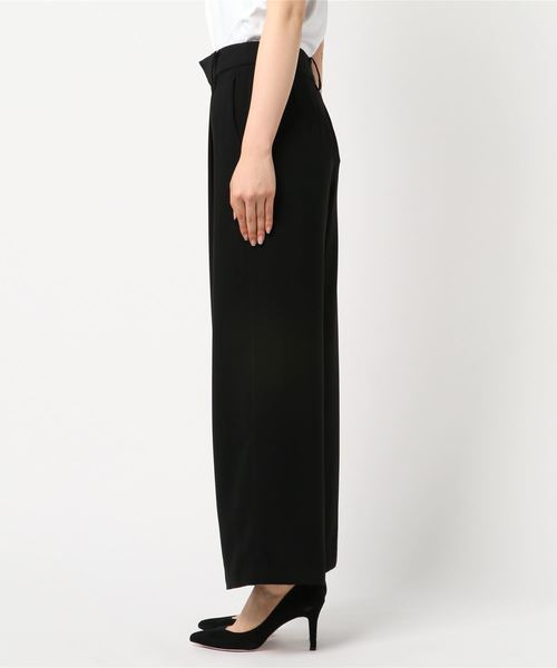 A/C DESIGN BY ALPHA CUBIC(エーシーデザインバイアルファキュービック)の「フロントタックワイドパンツ(その他パンツ・レディース・カーキ/ブラック/モカ・61/64/67/70)」の11枚目の写真