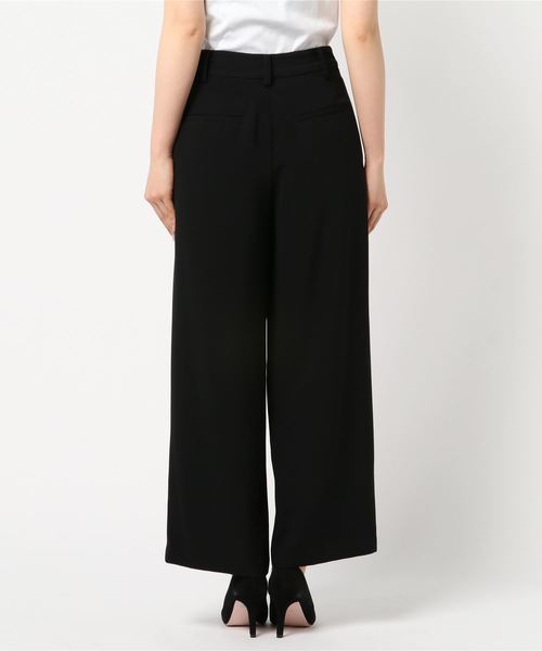 A/C DESIGN BY ALPHA CUBIC(エーシーデザインバイアルファキュービック)の「フロントタックワイドパンツ(その他パンツ・レディース・カーキ/ブラック/モカ・61/64/67/70)」の9枚目の写真