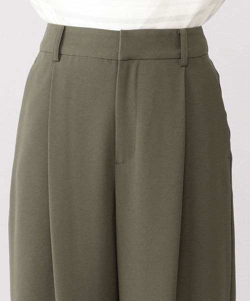 A/C DESIGN BY ALPHA CUBIC(エーシーデザインバイアルファキュービック)の「フロントタックワイドパンツ(その他パンツ・レディース・カーキ/ブラック/モカ・61/64/67/70)」の16枚目の写真