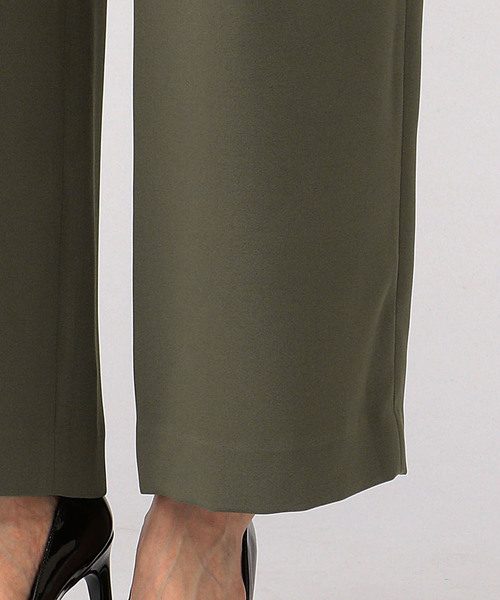 A/C DESIGN BY ALPHA CUBIC(エーシーデザインバイアルファキュービック)の「フロントタックワイドパンツ(その他パンツ・レディース・カーキ/ブラック/モカ・61/64/67/70)」の17枚目の写真