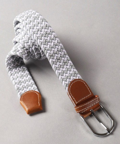 FUNALIVE(ファンアライブ)の「JON PUレザーストレッチメッシュベルト(ベルト・メンズ・ブルー/グレー系その他4/ブラウン/ブラウン系その他2/グレー系その他/イエロー/グレー/ホワイト×ネイビー/グリーン系その他/ネイビー/グレー系その他3/ブラック×グレー/ブラック/ブルー系その他/カーキ/ブラウン系その他/ベージュ系その他2/ブルー系その他2/ブラック系その他2/ブラック系その他3/オフホワイト/ブラック×ホワイト/グレー系その他2/レッド系その他2/ベージュ系その他/チャコール/ブラウン系その他3/グリーン系その他2/ブルー系その他4/ホワイト×グレー/ベージュ/レッド/ブラウン系その他4/ブルー系その他5/ブルー系その他6/ブルー系その他7/レッド系その他3/ピンク系その他/グレー×ホワイト/ライトグリーン/ワインレッド/グリーン/ブルー系その他3/ブラック系その他/ピンク/サーモンピンク/ライトブラウン/レッド系その他/その他2/グレー系その他6/グリーン系その他3/その他/ブラウン系その他6/ブラック系その他4/ブラウン系その他5/ブラック系その他5/グリーン系その他4/グレー系その他5/その他1/ベージュ系その他3/ブラック×グリーン/ブラウン系その他7/その他4/その他3/その他5/ブラック系1・FREE)」の3枚目の写真