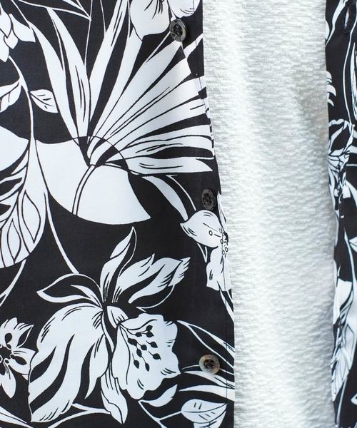 GOSTAR DE FUGA（ゴスタール ジフーガ）の「モノクロボタニカル半袖シャツ（シャツ/ブラウス・メンズ・ホワイト/ブラック・M/L/XL）」の14枚目の写真