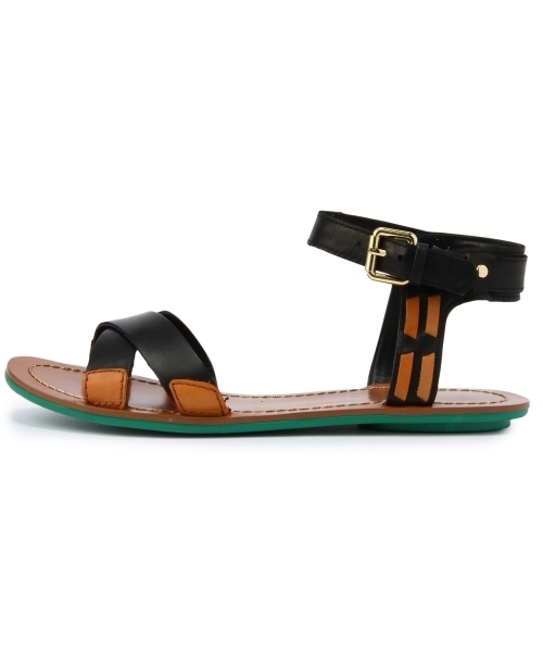 BEAUTY&YOUTH UNITED ARROWS（ビューティーアンドユースユナイテッドアローズ）の「BYSF DOLCE VITA クロスアンクルストラップサンダル ◆（サンダル・レディース・ホワイト/ブラック・8/7/6）」の7枚目の写真