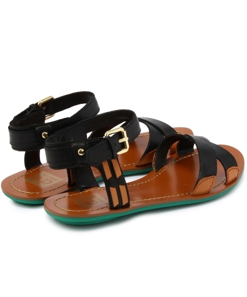 BEAUTY&YOUTH UNITED ARROWS（ビューティーアンドユースユナイテッドアローズ）の「BYSF DOLCE VITA クロスアンクルストラップサンダル ◆（サンダル・レディース・ホワイト/ブラック・8/7/6）」の9枚目の写真