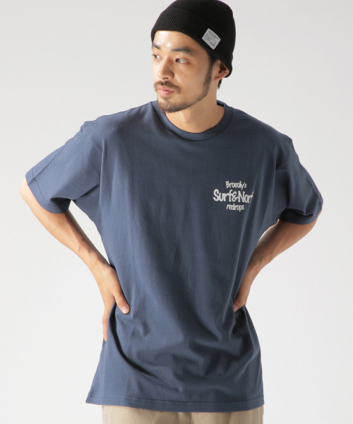 BAYFLOW（ベイフロー）の「【SURF & NORF】ブロッコリーTee（Tシャツ/カットソー・メンズ・ホワイト/ブルー/ライトグリーン・SMALL/MEDIUM/LARGE）」の9枚目の写真