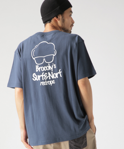 BAYFLOW（ベイフロー）の「【SURF & NORF】ブロッコリーTee（Tシャツ/カットソー・メンズ・ホワイト/ブルー/ライトグリーン・SMALL/MEDIUM/LARGE）」の17枚目の写真