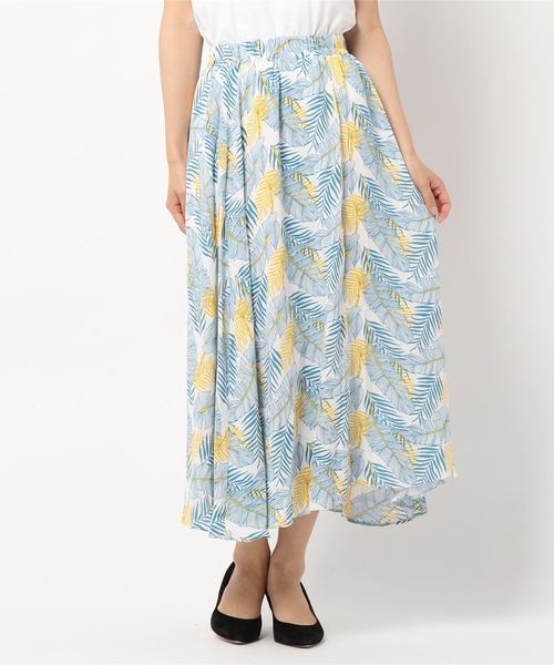 ドット柄フレアスカート　hyeon ヘヨン ドット柄フレアスカート hyeon ヘヨン