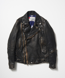 美品　アメリカンラグシー フルベジタブルレザーライダースジャケット AMERICAN RAG CIE（アメリカンラグシー）の「SEVESKIG REAL