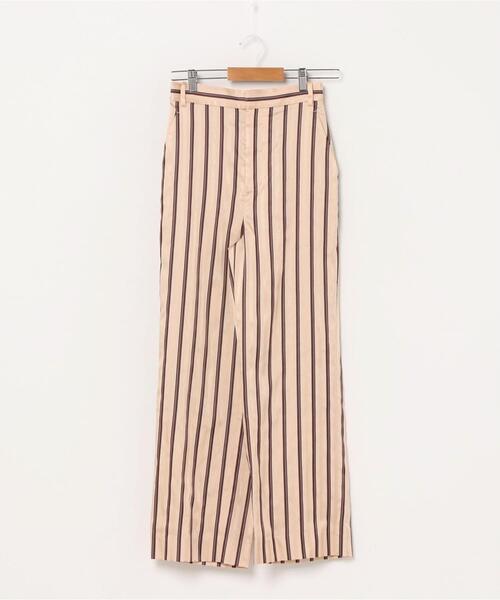 BEAUTY&YOUTH UNITED ARROWS(ビューティーアンドユースユナイテッドアローズ)の「BY サテンドビー ストライプストレートパンツ◆(その他パンツ・レディース・オフホワイト/ベージュ/その他3・MEDIUM/SMALL)」の1枚目の写真