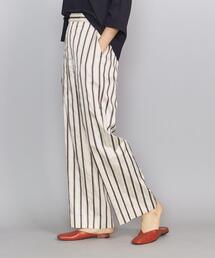BEAUTY&YOUTH UNITED ARROWS | BY サテンドビー ストライプストレートパンツ◆(その他パンツ)
