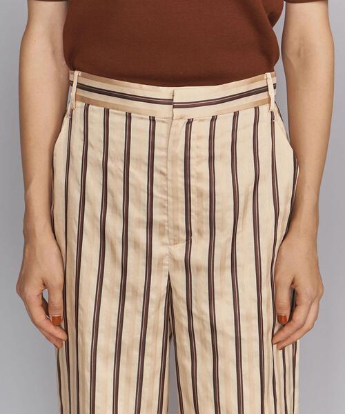 BEAUTY&YOUTH UNITED ARROWS(ビューティーアンドユースユナイテッドアローズ)の「BY サテンドビー ストライプストレートパンツ◆(その他パンツ・レディース・オフホワイト/ベージュ/その他3・MEDIUM/SMALL)」の17枚目の写真