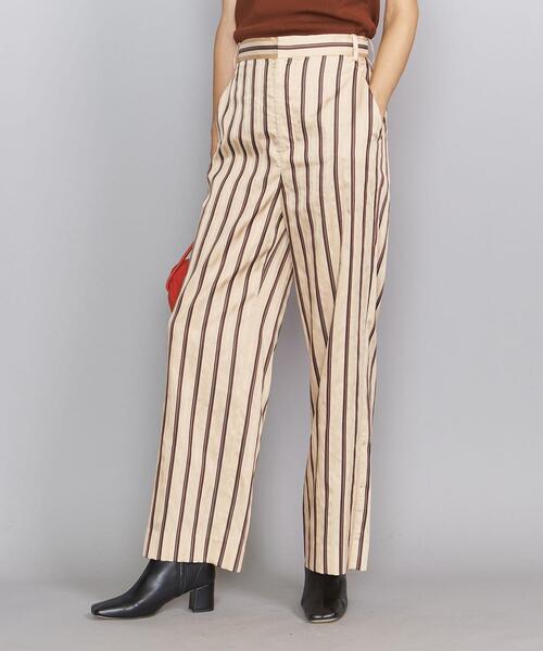 BEAUTY&YOUTH UNITED ARROWS(ビューティーアンドユースユナイテッドアローズ)の「BY サテンドビー ストライプストレートパンツ◆(その他パンツ・レディース・オフホワイト/ベージュ/その他3・MEDIUM/SMALL)」の8枚目の写真