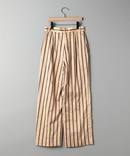 BEAUTY&YOUTH UNITED ARROWS(ビューティーアンドユースユナイテッドアローズ)の「BY サテンドビー ストライプストレートパンツ◆(その他パンツ・レディース・オフホワイト/ベージュ/その他3・MEDIUM/SMALL)」の4枚目の写真