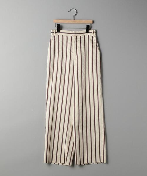 BEAUTY&YOUTH UNITED ARROWS(ビューティーアンドユースユナイテッドアローズ)の「BY サテンドビー ストライプストレートパンツ◆(その他パンツ・レディース・オフホワイト/ベージュ/その他3・MEDIUM/SMALL)」の5枚目の写真