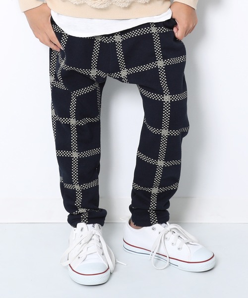 devirock（デビロック）の「プリント裏シャギーサルエルパンツ（その他パンツ・キッズ・ブラウン系その他2/ブラック系その他2/ブラウン系その他/杢グレー/ブラック系その他/カモフラージュ/ネイビー/ベージュ・160cm/110cm/100cm/120cm/130cm/140cm/150cm/80ｃｍ/95cm/90cm）」の7枚目の写真