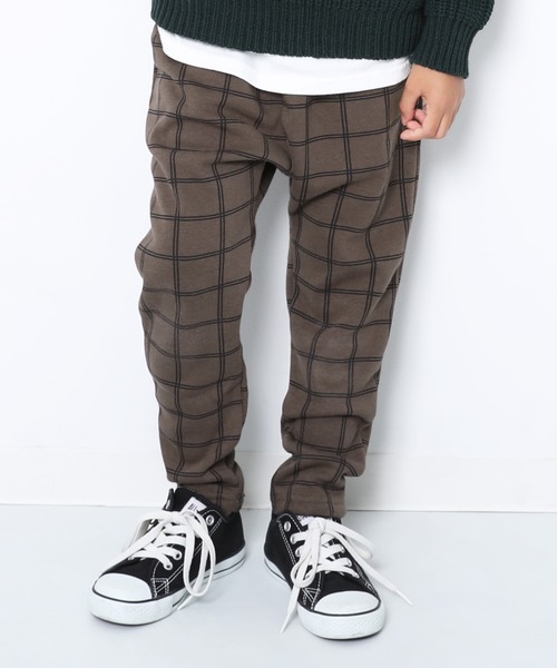 devirock（デビロック）の「プリント裏シャギーサルエルパンツ（その他パンツ・キッズ・ブラウン系その他2/ブラック系その他2/ブラウン系その他/杢グレー/ブラック系その他/カモフラージュ/ネイビー/ベージュ・160cm/110cm/100cm/120cm/130cm/140cm/150cm/80ｃｍ/95cm/90cm）」の5枚目の写真