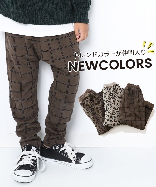 devirock（デビロック）の「プリント裏シャギーサルエルパンツ（その他パンツ・キッズ・ブラウン系その他2/ブラック系その他2/ブラウン系その他/杢グレー/ブラック系その他/カモフラージュ/ネイビー/ベージュ・160cm/110cm/100cm/120cm/130cm/140cm/150cm/80ｃｍ/95cm/90cm）」の12枚目の写真