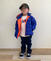 XLARGE KIDS�i�G�N�X�g���[�W�@�L�b�Y�j�́u���S�_�E���W���P�b�g�i�_�E���W���P�b�g/�R�[�g�j�v