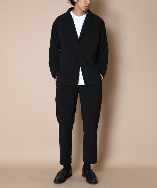 SUPERTHANKS(スーパーサンクス)の「テーパードパンツ■セットアップ対応■(ユニセックス)(スラックス・メンズ・ブラック・SMALL/MEDIUM/LARGE)」の6枚目の写真