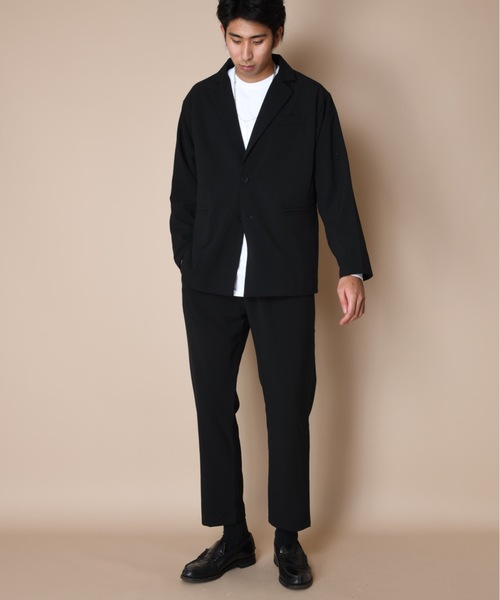 SUPERTHANKS(スーパーサンクス)の「テーパードパンツ■セットアップ対応■(ユニセックス)(スラックス・メンズ・ブラック・SMALL/MEDIUM/LARGE)」の7枚目の写真