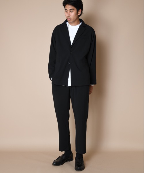 SUPERTHANKS(スーパーサンクス)の「テーパードパンツ■セットアップ対応■(ユニセックス)(スラックス・メンズ・ブラック・SMALL/MEDIUM/LARGE)」の8枚目の写真