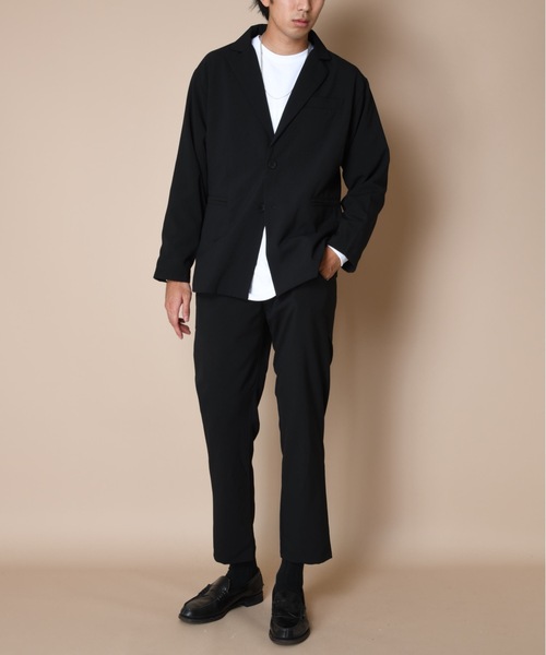 SUPERTHANKS(スーパーサンクス)の「テーパードパンツ■セットアップ対応■(ユニセックス)(スラックス・メンズ・ブラック・SMALL/MEDIUM/LARGE)」の16枚目の写真