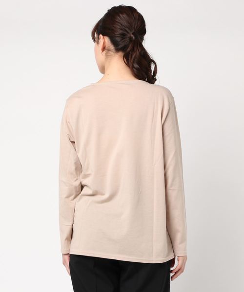 LB/S (エルビーエス)の「ロゴプリントロンTシャツ(Tシャツ/カットソー・レディース・グレー/ブラック/ライトグリーン/オフホワイト/ライトブラウン・FREE)」の7枚目の写真