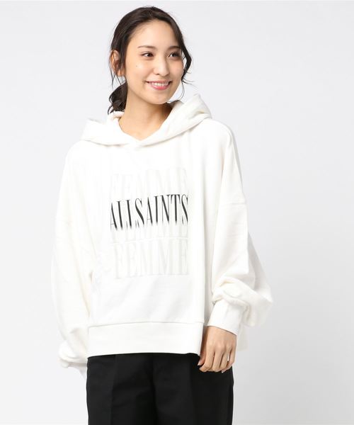 ALLSAINTS（オールセインツ）の「FEMME TALIE HOODY | FEMME TALIE フーディー・パーカー（パーカー・レディース・ホワイト・SMALL/MEDIUM/X-SMALL）」の9枚目の写真