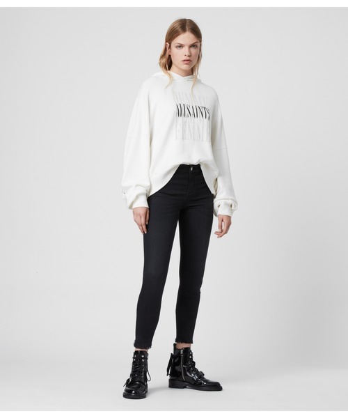 ALLSAINTS（オールセインツ）の「FEMME TALIE HOODY | FEMME TALIE フーディー・パーカー（パーカー・レディース・ホワイト・SMALL/MEDIUM/X-SMALL）」の5枚目の写真
