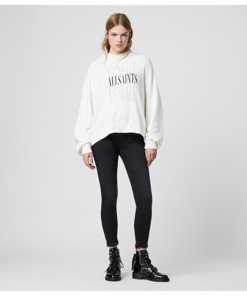 ALLSAINTS（オールセインツ）の「FEMME TALIE HOODY | FEMME TALIE フーディー・パーカー（パーカー・レディース・ホワイト・SMALL/MEDIUM/X-SMALL）」の7枚目の写真