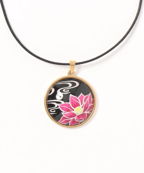 チャイハネ ロータス柄ガラスネックレス ネックレス チャイハネ チャイハネ のファッション通販 Zozotown