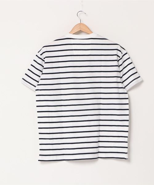 PATOU パトゥ ボクシー ストライプ Tシャツ Patou | オーガニックコットン パトゥ ボクシーストライプ Tシャツ