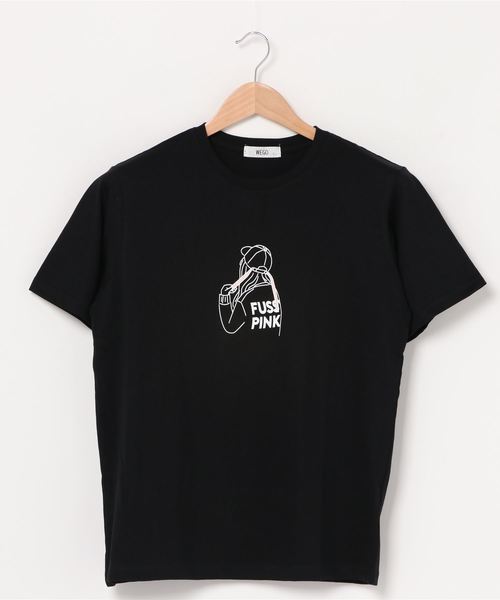 WEGO(ウィゴー)の「WEGO/バックガールプリントTシャツ(Tシャツ/カットソー・レディース・ホワイト/ブラック・SMALL/MEDIUM/LARGE)」の12枚目の写真